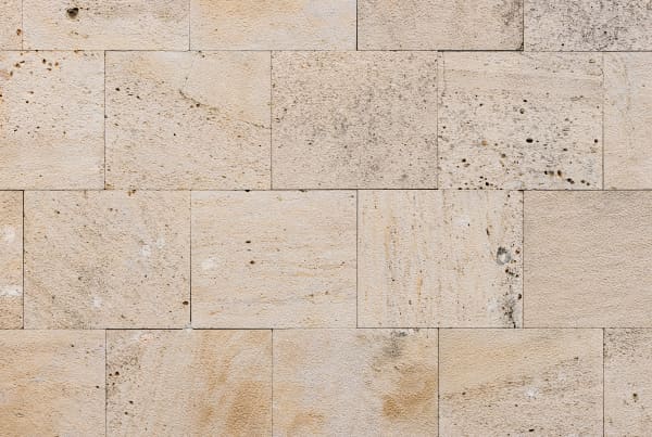 Sandsteinfassade, Fassade aus Sandstein