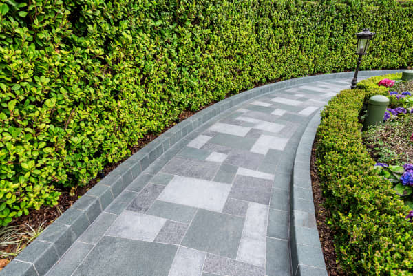 Gepflasterter Weg im Römischen Verband.