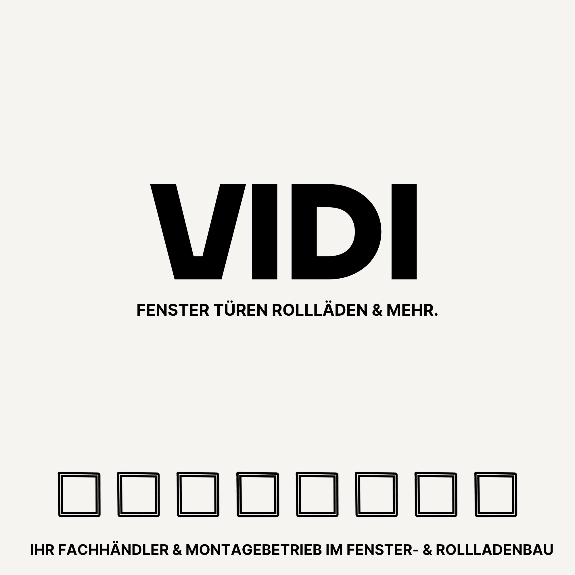 Logo von VIDI Fenster Türen Rollläden und Mehr