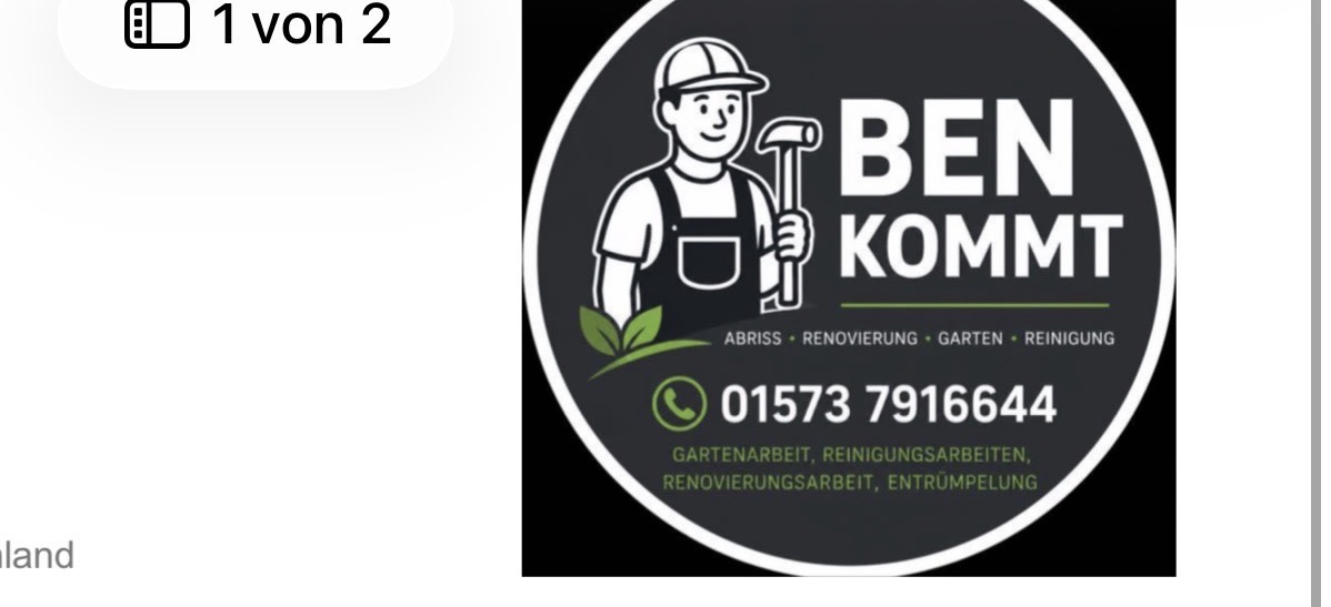 Logo von Ben kommt