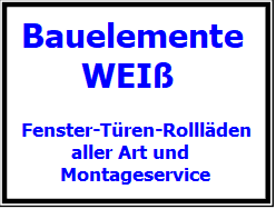 Logo von Bauelemente Weiß