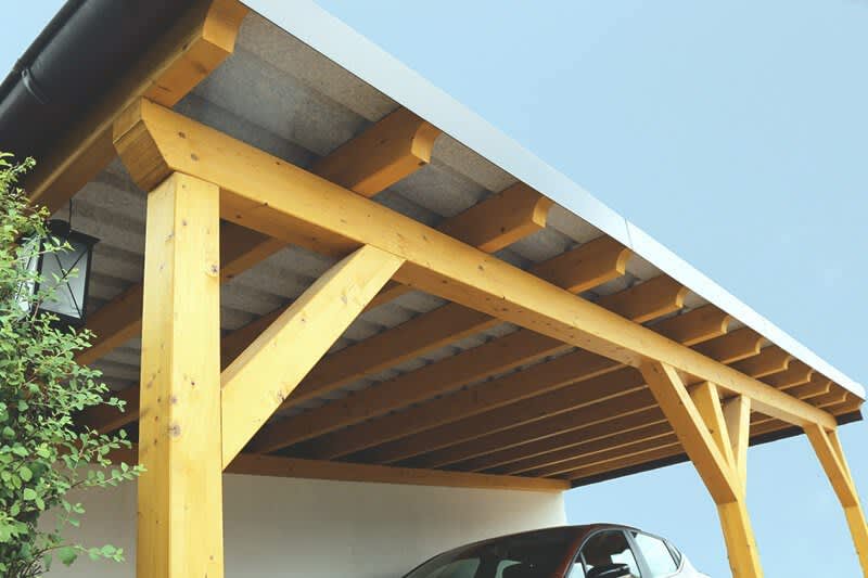 Carport aus Holz