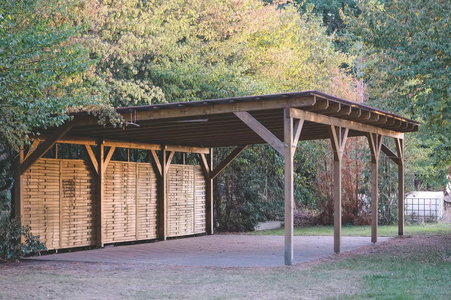 Carport aus Holz