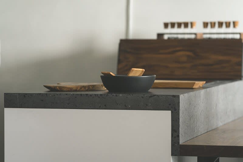 Küchenarbeitsplatte aus Beton