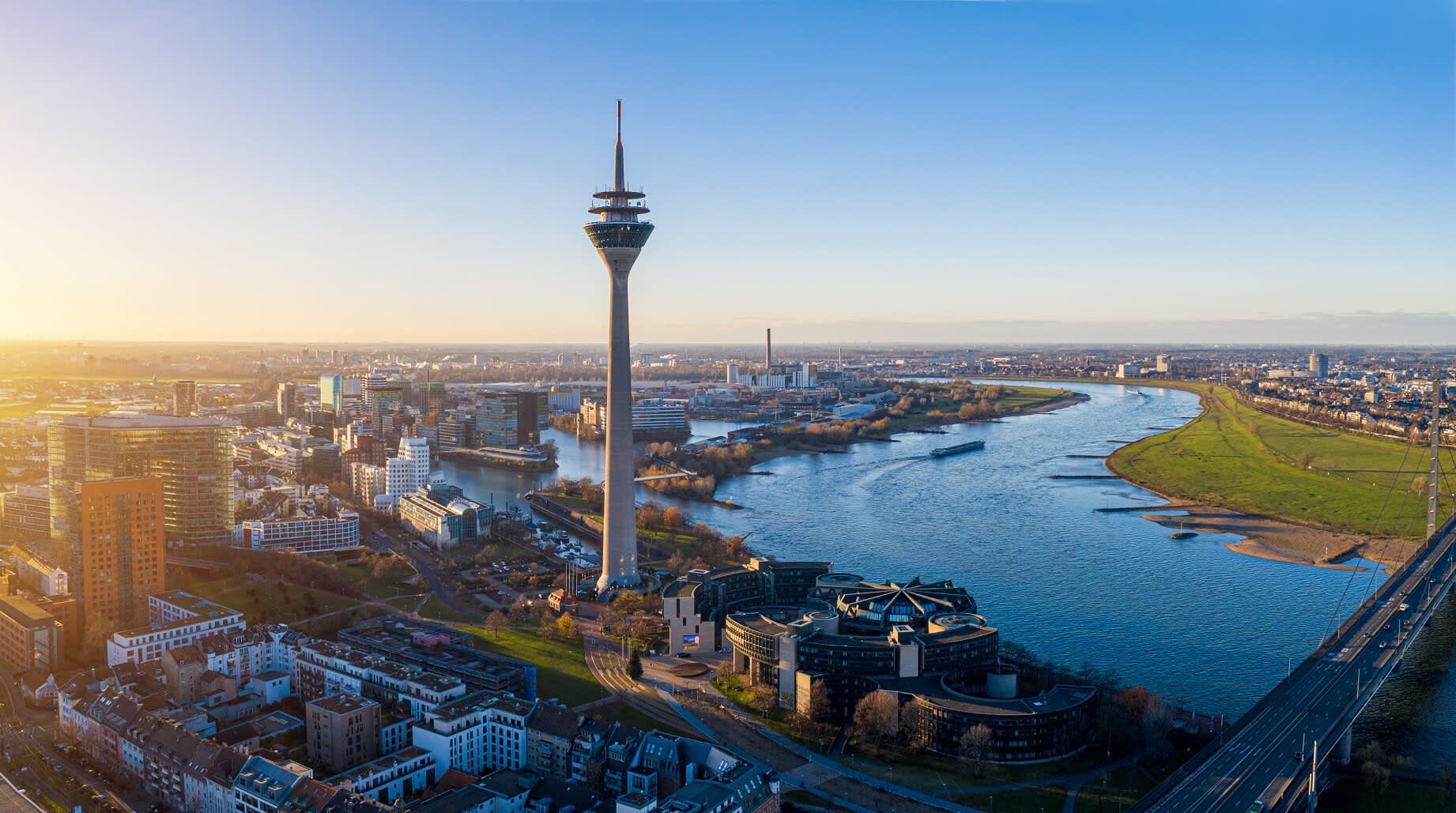 Panorama von Düsseldorf