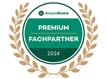 Aroundhome-Siegel "Premium Fachpartner 2024"