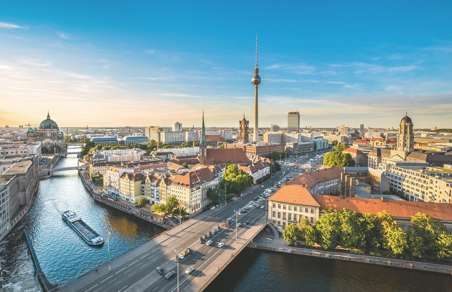 Berlin Zentrum mit Fernsehturm