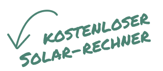 Pfeil mit Text Kostenloser Solar-Rechner