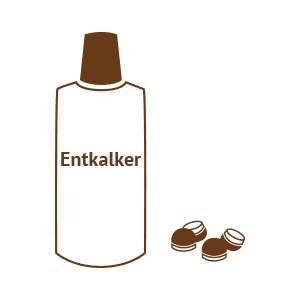 Entkalker für Kaffeevollautomaten-Reinigung