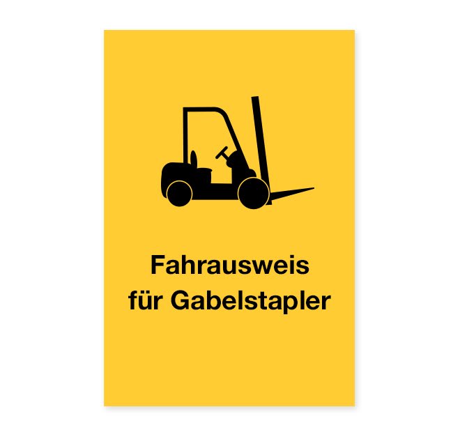 Gabelstapler Führerschein