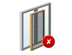 Insektenschutz Fenster Nein Icon
