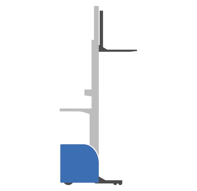 Schubmaststapler Modell Icon