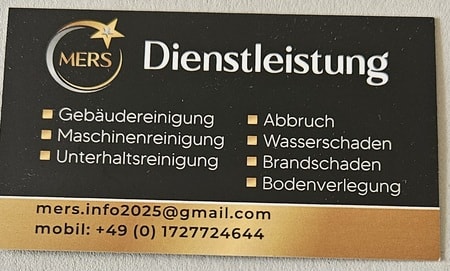Mers Dienstleistungen