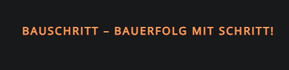 Logo von Bauschritt