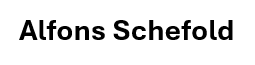 Alfons Schefold