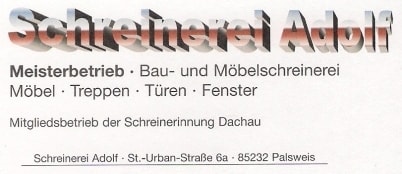 Schreinerei Adolf